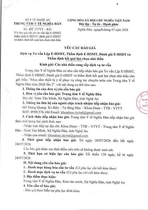 DỊCH VỤ TƯ VẤN LẬP E-HSMT,  THẨM ĐỊNH E-HSMT, ĐÁNH GIÁ E-HSMT VÀ THẨM ĐỊNH KẾT QUẢ LỰA CHỌN NHÀ THẦU